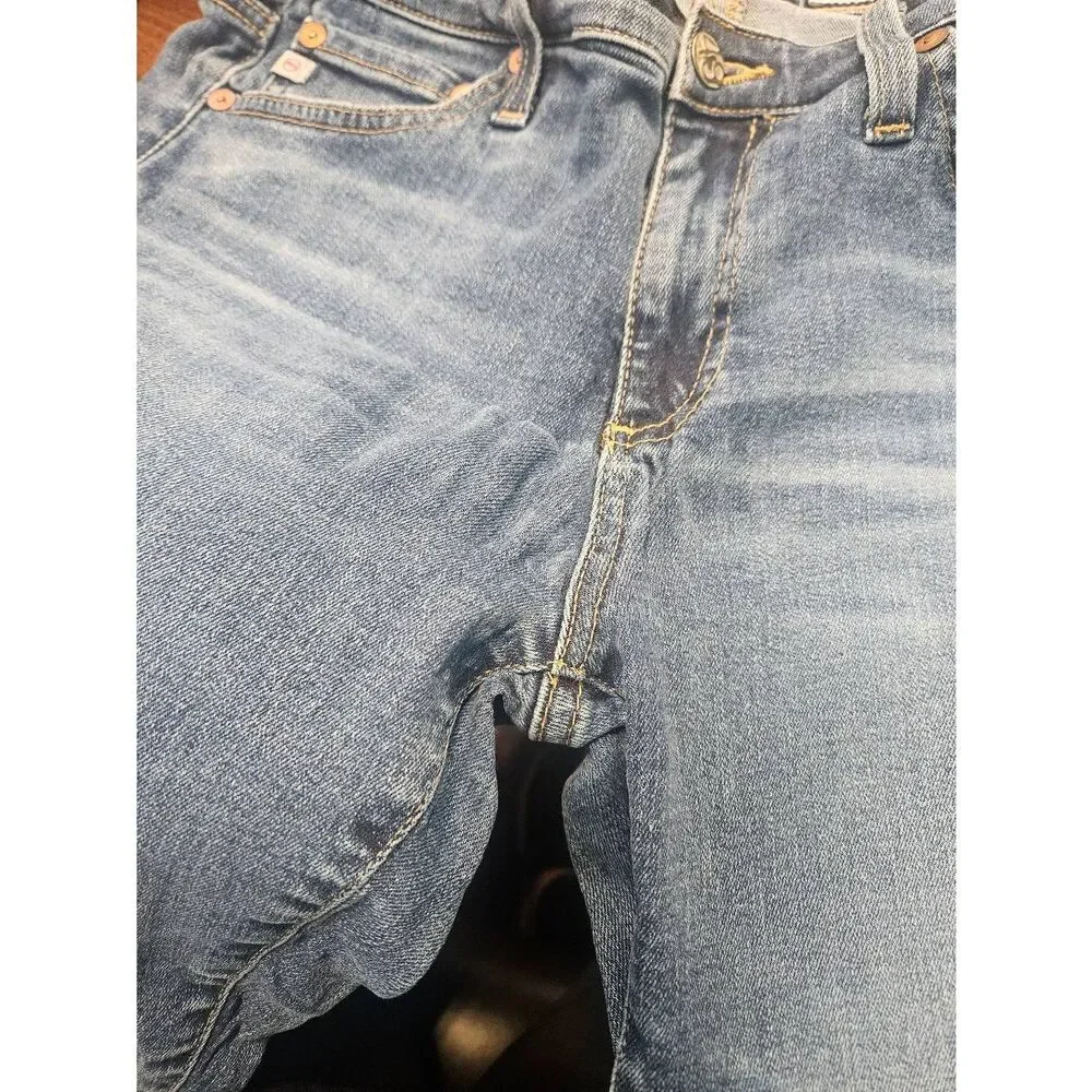 AG Adriano Goldschmied Straight Raw Hem Ankle Jeans size 28 - Picture 10 of 10